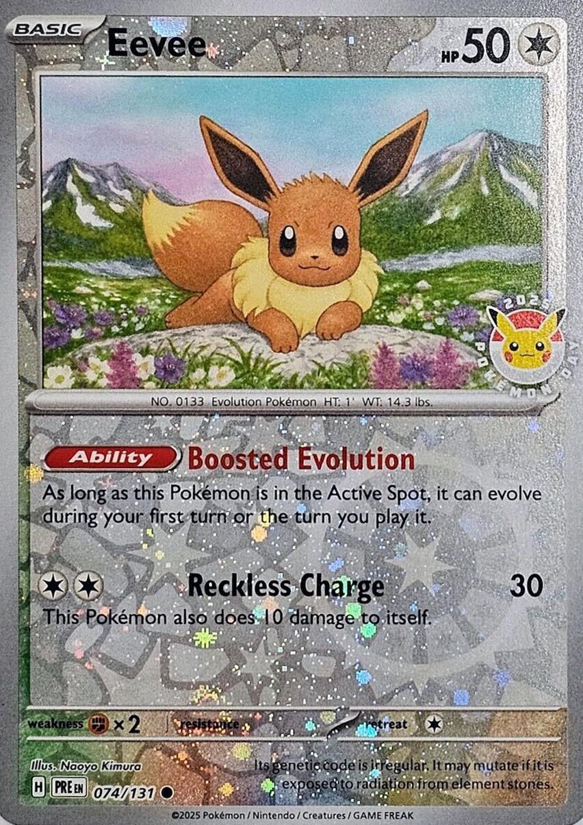 Eevee Pokemon Day Promo - 074/131