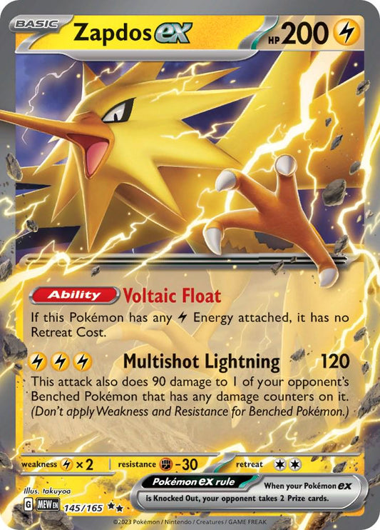Zapdos EX - 145/165