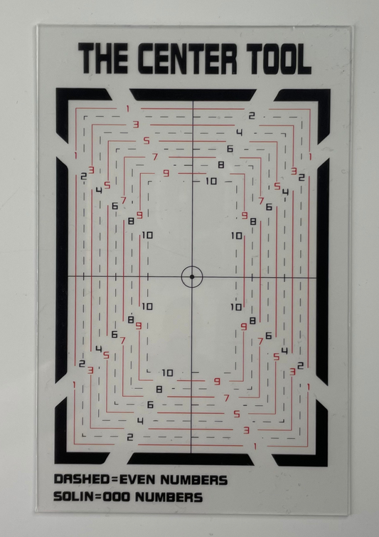 Centering Tool Pokemon Kaarten