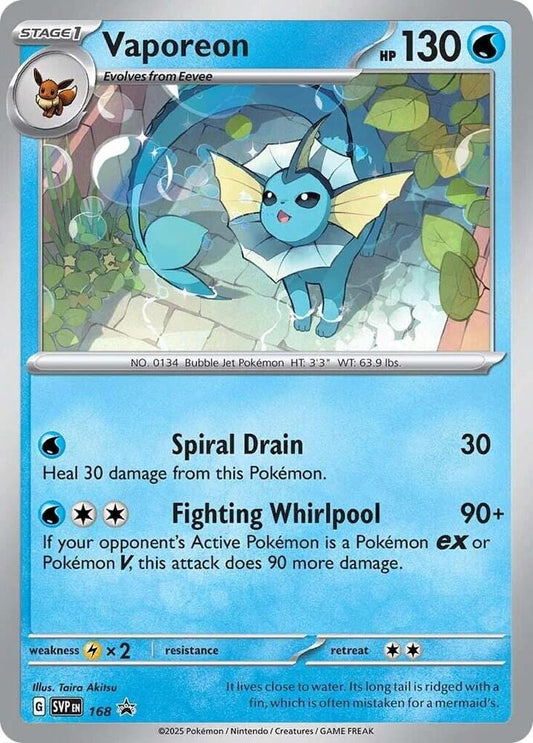 Vaporeon - 168 Promo